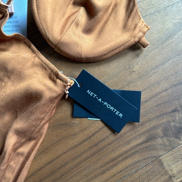 NEW Culta Gaia Kisha Dress / Midi Cutout Dress / Ginger XS - Picture 7 of 9